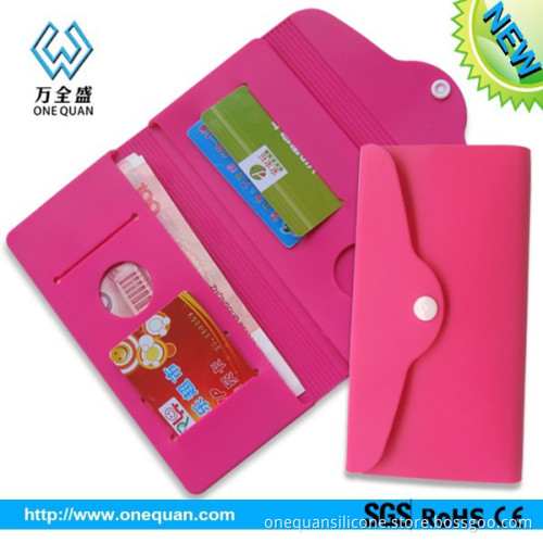 2015 New Factory wholesale Silicone coin wallet/silicone purse
